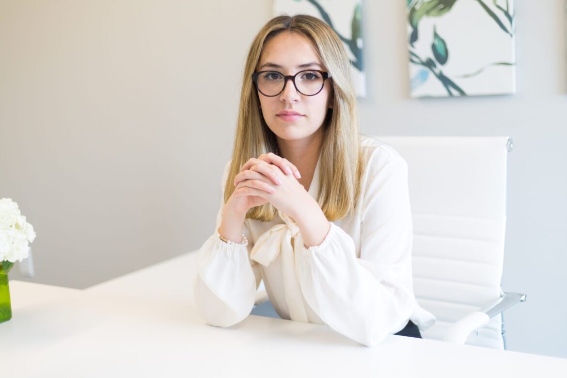 Business owner seated at a desk